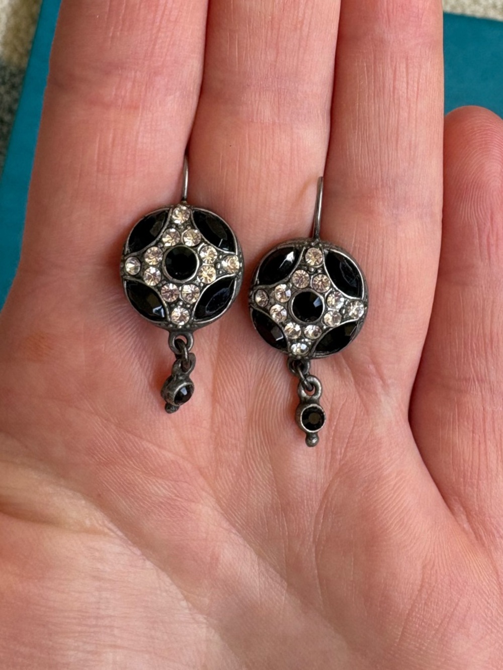 Ben-Amun Black and Silver Crystal